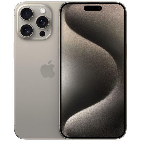 Apple iphone 15 pro max 256gb natural titanium extra europeo garanzia italia